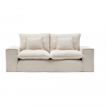 Beež linane diivan 240 cm Anarela - Kave Home