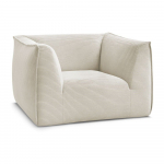 Beež velvetist tugitool Giorgia - Bobochic Paris