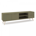 Roheline matt telekaalus 180x53x40 cm Campus - Marckeric