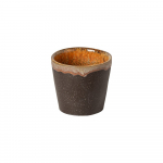 Tumepruun kivikeraamiline espressotass 70 ml Poterie - Casafina