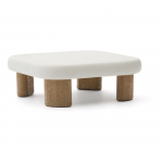 Aia kohvilaud betoonplaadiga 80x80 cm Labra - Kave Home