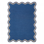 Tumesinine k&auml;sitsi kootud villasegu vaip 120x170 cm Rivo Wool - Flair Rugs