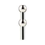 L&auml;ikiv h&otilde;bedane metallvaas (k&otilde;rgus 10 cm) Nagel - STOFF Nagel