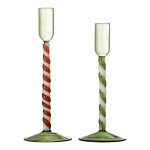 Klaasist k&uuml;&uuml;nlajalad, 2 tk Swirlie &ndash; Bloomingville