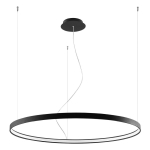 Must alumiiniumist LED-ripplamp &oslash; 110 cm RIO - Thoro