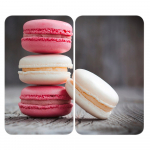 Klaasist pliidikatte komplekt 2 tk, 52 x 30 cm Macarons - Wenko