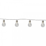 Valge p&auml;ikesepaneeliga LED valguskett, mis sobib v&auml;litingimustesse, pikkus 1,9 m. Glow - Star Trading