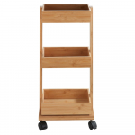 Bambusest kolmeastmeline k&auml;ru Tortona - Wenko