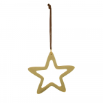 Riputatav j&otilde;ulukaunistus kuldse v&auml;rviga Star - Ego Dekor