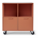 Telliskivipunane mobiilne kapp Keep by Hammel - Hammel Furniture