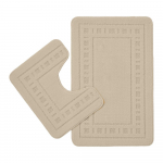 Helepruunid vannitoamatid 2tk komplektis 50x80 cm Armoni - Catherine Lansfield