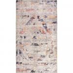 Valge ja beeži v&auml;rvi pestav vaibajooksja 200x80 cm - Vitaus