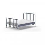 Sinine metallist kaheinimesevoodi koos voodip&otilde;hjaga 140x200 cm BRONXX &ndash; Vipack
