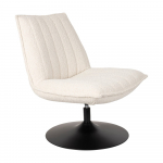 Valge bukleekangast tugitool Jax - White Label