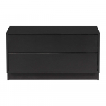 Must m&auml;nnipuidust telerilaud 75x40 cm Finca - WOOOD