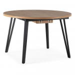 &Uuml;mmargune kokkupandav s&ouml;&ouml;gilaud &oslash; 120 cm Cleo - Marckeric