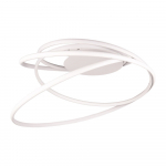 Valge LED laevalgusti metallist varjuga Nala - Trio Select