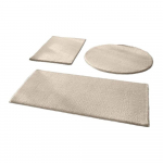Beežid vannitoamatid, 3 tk komplektis 50x90 cm - Mila Home