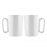 Valged kivikeraamikast tassid 2tk komplektis 250 ml Fuori - Vialli Design