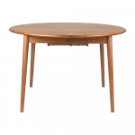 P&auml;hklipuidu spoonist &uuml;mmargune kokkupandav s&ouml;&ouml;gilaud koos lisaplaadiga &oslash; 120 cm Twist - Zuiver