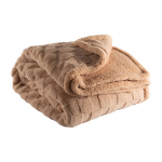 Pruun mikrofliisist tekk 150x200 cm Rava - Tiseco Home Studio