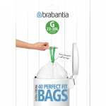Pr&uuml;gikotid, 40 tk komplektis, 30l PerfectFit G - Brabantia
