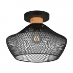 Must laevalgusti metallist varjuga &oslash; 35 cm Valeria - Reality