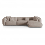 Beež modulaarne nurgadiivan (parem nurk) Martina - Micadoni Home