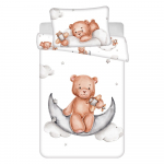 Puuvillane laste voodipesu 100x135 cm Medv&iacute;dek "Plane" - Jerry Fabrics