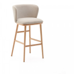 Beež baaritool (istme k&otilde;rgus 75,5 cm) Ciselia - Kave Home