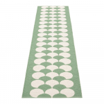 Roheline-kreem sise/v&auml;lisvaip 70x250 cm Poppy Oregano &ndash; Pappelina