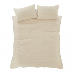 Beež voodipesu 200x200 cm Muscat Waffle - Pineapple Elephant