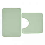 Heleroheline m&auml;luvahust tualettmattide komplekt, 2 tk 50x80 cm Anti-Bacterial - Catherine Lansfield