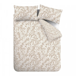 Helepruun voodipesu 135x200 cm Sorrel Leaves - Catherine Lansfield