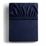 Tumesinine trikotaažist kummiga lina 220x200 cm Amber - Restilo