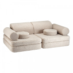 Helepruun bukleekangast laste diivan 132 cm Settee - Wigiwama