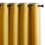Kollane pimendav kardin 140 &times; 175 cm Eyelets &ndash; Restilo