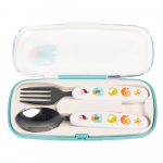 Kreemid roostevabast terasest laste s&ouml;&ouml;giriistad 2 tk Wild Wonders - Rex London