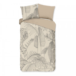 Beež puuvillane pikendatud voodipesu &uuml;heinimesevoodile 140x220 cm Sym - Good Morning