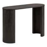 Tumepruun konsoollaud tammepuidu imitatsiooniga 38x114 cm Bibione &ndash; House Nordic