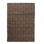 Must k&auml;sitsi kootud džuudiseguga vaip 160x230 cm Meander Jute - Flair Rugs