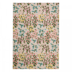 Kreem k&auml;sitsi kootud villane vaip 120x170 cm Emilia Floral - Flair Rugs