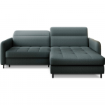 Hallikasroheline sametist lahtik&auml;iv/sahtliga nurgadiivan (parem nurk/lamamisosaga) Gomsi &ndash; ELTAP