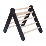 Must m&auml;nnipuidust laste ronimisredel 60x60x60 cm Montessori - Meowbaby