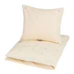 Helekollane orgaanilisest puuvillast beebide voodipesu 70x100 cm Sea Garden - Cam Cam Copenhagen