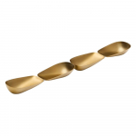 Kuldne roostevabast terasest serveerimiskauss Aruc - Kave Home