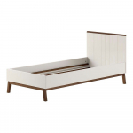 Beež m&auml;nnipuidust lastevoodi ilma voodip&otilde;hjata 90x200 cm Sezane - Vipack