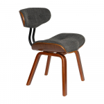 Hall/pruun polsterdatud s&ouml;&ouml;gitool Blackwood - Dutchbone