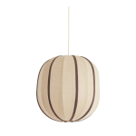 Kreemikas ripplamp kangast varjuga Esmiria - Light & Living