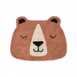 Pruun pestav/k&auml;sitsi kootud puuvillane lastevaip 101x120 cm Snuggle Benni - Hanse Home